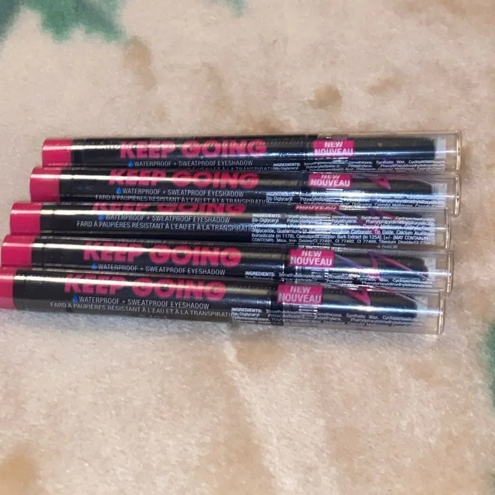 New Wet n Wild Keeps Going Waterproof Sweatproof Eyeshadow Running Naked Set 5